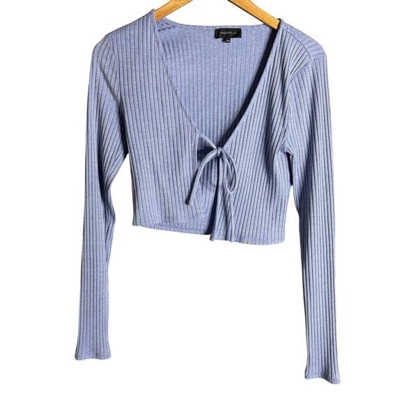 Majorelle Weekend Tie Top Blue Size S - Picture 5 of 7